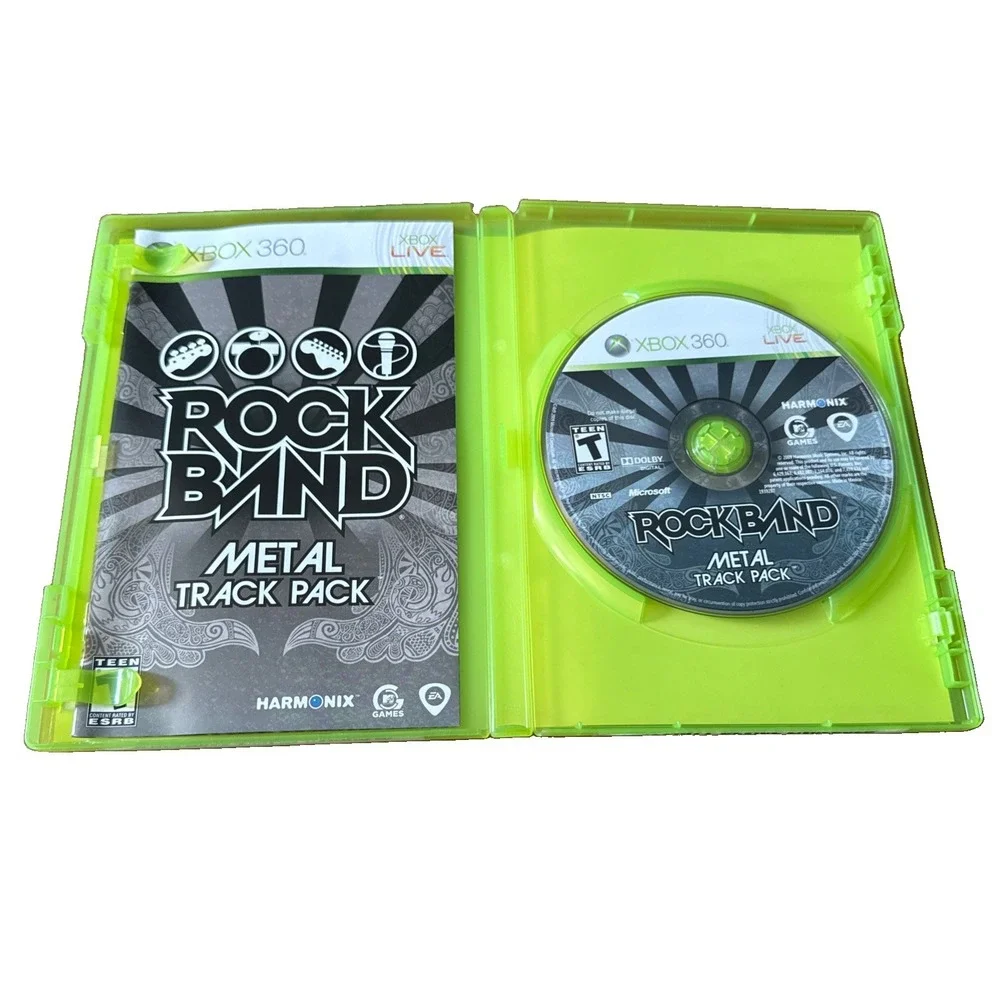 RockBand Metal Track Pack Xbox 360 CIB Fast Shipping Working